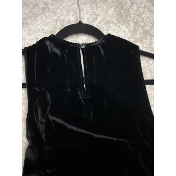 Ulla Johnson Cornelia Velvet Sleeveless Midi Dress in Black Size 0 $790 - Picture 12 of 13